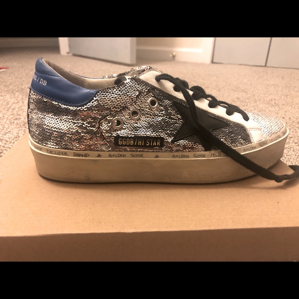 golden goose superstar sequin sneaker